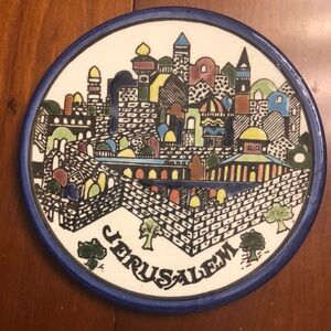 Jerusalem plate